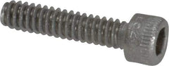 Holo-Krome - #4-40 UNC Hex Socket Drive, Socket Cap Screw - Grade 18-8 Stainless Steel, Uncoated, Fully Threaded, 1/2" Length Under Head - Eagle Tool & Supply