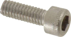 Holo-Krome - #8-32 UNC Hex Socket Drive, Socket Cap Screw - Grade 18-8 Stainless Steel, Uncoated, Fully Threaded, 1/2" Length Under Head - Eagle Tool & Supply