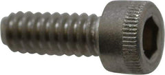 Holo-Krome - #10-24 UNC Hex Socket Drive, Socket Cap Screw - Grade 18-8 Stainless Steel, Uncoated, Fully Threaded, 1/2" Length Under Head - Eagle Tool & Supply
