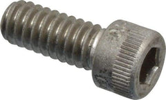 Holo-Krome - 1/4-20 UNC Hex Socket Drive, Socket Cap Screw - Grade 18-8 Stainless Steel, Uncoated, Fully Threaded, 5/8" Length Under Head - Eagle Tool & Supply