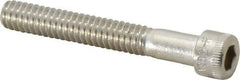 Holo-Krome - 1/4-20 UNC Hex Socket Drive, Socket Cap Screw - Grade 18-8 Stainless Steel, Uncoated, Partially Threaded, 1-3/4" Length Under Head - Eagle Tool & Supply