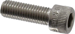 Holo-Krome - 1/4-28 UNF Hex Socket Drive, Socket Cap Screw - Grade 18-8 Stainless Steel, Uncoated, Fully Threaded, 3/4" Length Under Head - Eagle Tool & Supply