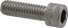 Holo-Krome - 5/16-18 UNC Hex Socket Drive, Socket Cap Screw - Grade 18-8 Stainless Steel, Uncoated, Fully Threaded, 1" Length Under Head - Eagle Tool & Supply