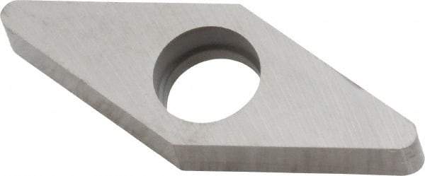 Kennametal - 1/2" Inscribed Circle, Diamond (Shape) Boring Bar Shim for Indexables - 3/16" Thick, IVSN Shim Style, Negative Rake - Eagle Tool & Supply