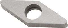Kennametal - 1/2" Inscribed Circle, Diamond (Shape) Boring Bar Shim for Indexables - 3/16" Thick, IVSN Shim Style, Negative Rake - Eagle Tool & Supply
