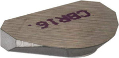 Kennametal - Round, CBR Chipbreaker for Indexables - 0.09" Thick, 0.075" Effective Width - Eagle Tool & Supply