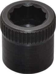 Holo-Krome - 1/4-28" Thread Uncoated Steel Allen Nut - 1/4" Diam, 1/4" Hex Key - Eagle Tool & Supply