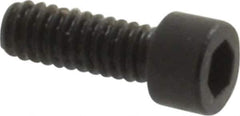 Holo-Krome - #0-80 UNF Hex Socket Drive, Socket Cap Screw - Alloy Steel, Black Oxide Finish, Fully Threaded, 3/16" Length Under Head - Eagle Tool & Supply