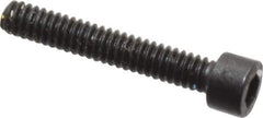 Holo-Krome - #0-80 UNF Hex Socket Drive, Socket Cap Screw - Alloy Steel, Black Oxide Finish, Fully Threaded, 3/8" Length Under Head - Eagle Tool & Supply