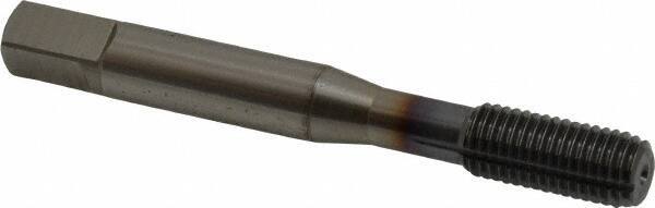 OSG - 5/16-24 UNF H4 Thread Limit Modified Bottoming Thread Forming Tap - Powdered Metal High Speed Steel, TiCN Finish, 2-23/32" OAL, 1-1/8" Thread Length, Right Hand Thread, Series EXOTAP NRT - Eagle Tool & Supply