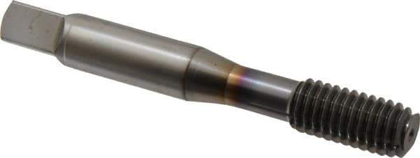 OSG - 3/8-16 UNC H6 Thread Limit Modified Bottoming Thread Forming Tap - Powdered Metal High Speed Steel, TiCN Finish, 2-15/16" OAL, 1-1/4" Thread Length, Right Hand Thread, Series EXOTAP NRT - Eagle Tool & Supply