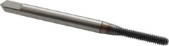 OSG - #3-48 UNC H3 Thread Limit Bottoming Thread Forming Tap - Powdered Metal High Speed Steel, TiCN Finish, 1-13/16" OAL, 1/2" Thread Length, Right Hand Thread, Series EXOTAP NRT - Eagle Tool & Supply