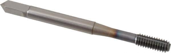 OSG - #8-32 UNC H6 Thread Limit Bottoming Thread Forming Tap - Powdered Metal High Speed Steel, TiCN Finish, 2-1/8" OAL, 3/4" Thread Length, Right Hand Thread, Series EXOTAP NRT - Eagle Tool & Supply