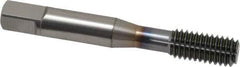 OSG - 3/8-16 UNC H9 Thread Limit Bottoming Thread Forming Tap - Powdered Metal High Speed Steel, TiCN Finish, 2-15/16" OAL, 1-1/4" Thread Length, Right Hand Thread, Series EXOTAP NRT - Eagle Tool & Supply
