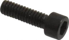 Holo-Krome - #1-72 UNF Hex Socket Drive, Socket Cap Screw - Alloy Steel, Black Oxide Finish, Fully Threaded, 1/4" Length Under Head - Eagle Tool & Supply