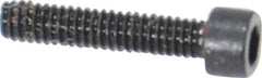Holo-Krome - #1-72 UNF Hex Socket Drive, Socket Cap Screw - Alloy Steel, Black Oxide Finish, Fully Threaded, 3/8" Length Under Head - Eagle Tool & Supply