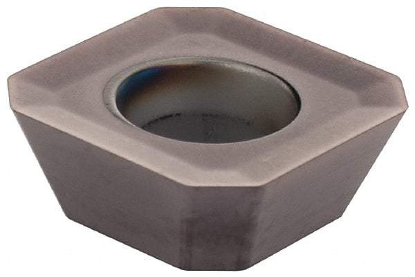 Kennametal - SEHT43 Grade KC510M Carbide Milling Insert - TiAlN Finish, 3/16" Thick, 1/2" Inscribed Circle, 1mm Corner Radius - Eagle Tool & Supply