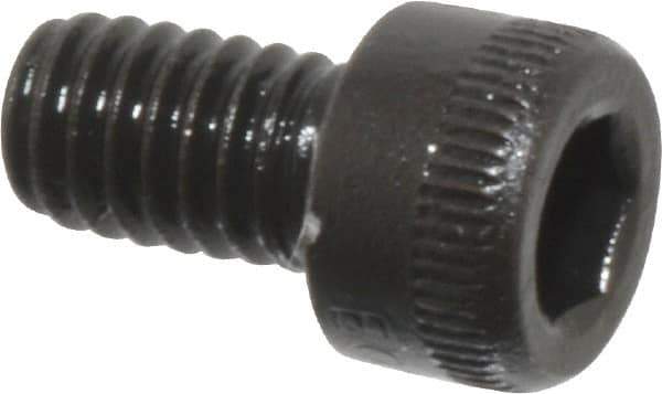 Holo-Krome - #6-40 UNF Hex Socket Drive, Socket Cap Screw - Alloy Steel, Black Oxide Finish, Fully Threaded, 1/4" Length Under Head - Eagle Tool & Supply