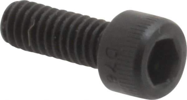 Holo-Krome - #6-40 UNF Hex Socket Drive, Socket Cap Screw - Alloy Steel, Black Oxide Finish, Fully Threaded, 3/8" Length Under Head - Eagle Tool & Supply