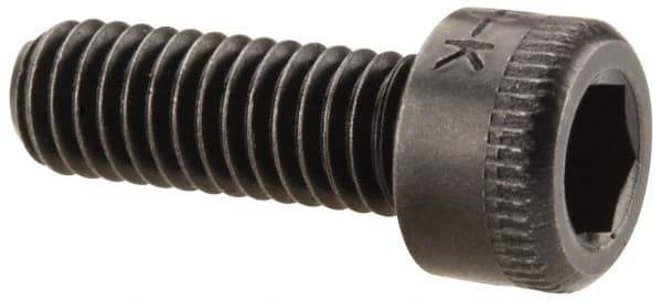 Holo-Krome - #8-36 UNF Hex Socket Drive, Socket Cap Screw - Alloy Steel, Black Oxide Finish, Fully Threaded, 1/2" Length Under Head - Eagle Tool & Supply