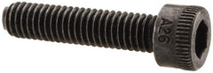 Holo-Krome - #8-36 UNF Hex Socket Drive, Socket Cap Screw - Alloy Steel, Black Oxide Finish, Fully Threaded, 3/4" Length Under Head - Eagle Tool & Supply