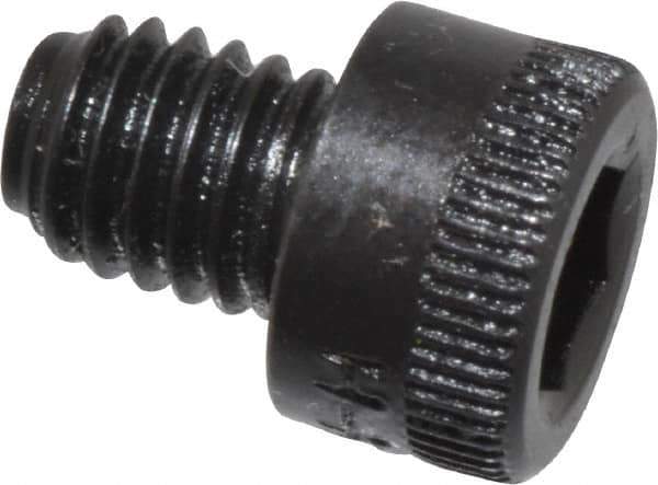 Holo-Krome - #10-32 UNF Hex Socket Drive, Socket Cap Screw - Alloy Steel, Black Oxide Finish, Fully Threaded, 1/4" Length Under Head - Eagle Tool & Supply