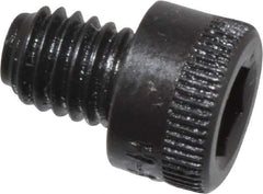 Holo-Krome - #10-32 UNF Hex Socket Drive, Socket Cap Screw - Alloy Steel, Black Oxide Finish, Fully Threaded, 1/4" Length Under Head - Eagle Tool & Supply