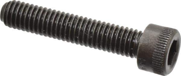Holo-Krome - #10-32 UNF Hex Socket Drive, Socket Cap Screw - Alloy Steel, Black Oxide Finish, Fully Threaded, 1" Length Under Head - Eagle Tool & Supply