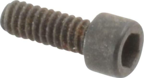 Holo-Krome - #2-56 UNC Hex Socket Drive, Socket Cap Screw - Alloy Steel, Black Oxide Finish, Fully Threaded, 1/4" Length Under Head - Eagle Tool & Supply