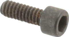 Holo-Krome - #2-56 UNC Hex Socket Drive, Socket Cap Screw - Alloy Steel, Black Oxide Finish, Fully Threaded, 1/4" Length Under Head - Eagle Tool & Supply