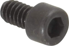 Holo-Krome - #3-48 UNC Hex Socket Drive, Socket Cap Screw - Alloy Steel, Black Oxide Finish, Fully Threaded, 3/16" Length Under Head - Eagle Tool & Supply