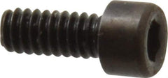 Holo-Krome - #3-48 UNC Hex Socket Drive, Socket Cap Screw - Alloy Steel, Black Oxide Finish, Fully Threaded, 1/4" Length Under Head - Eagle Tool & Supply