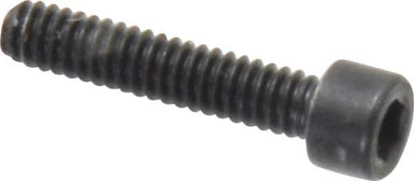 Holo-Krome - #3-48 UNC Hex Socket Drive, Socket Cap Screw - Alloy Steel, Black Oxide Finish, Fully Threaded, 1/2" Length Under Head - Eagle Tool & Supply