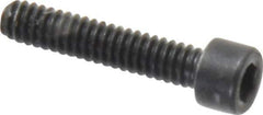 Holo-Krome - #3-48 UNC Hex Socket Drive, Socket Cap Screw - Alloy Steel, Black Oxide Finish, Fully Threaded, 1/2" Length Under Head - Eagle Tool & Supply