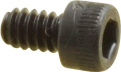 Holo-Krome - #4-40 UNC Hex Socket Drive, Socket Cap Screw - Alloy Steel, Black Oxide Finish, Fully Threaded, 3/16" Length Under Head - Eagle Tool & Supply