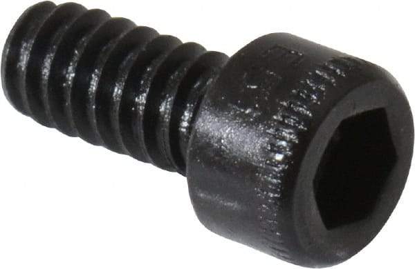Holo-Krome - #4-40 UNC Hex Socket Drive, Socket Cap Screw - Alloy Steel, Black Oxide Finish, Fully Threaded, 1/4" Length Under Head - Eagle Tool & Supply