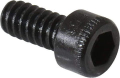 Holo-Krome - #4-40 UNC Hex Socket Drive, Socket Cap Screw - Alloy Steel, Black Oxide Finish, Fully Threaded, 1/4" Length Under Head - Eagle Tool & Supply