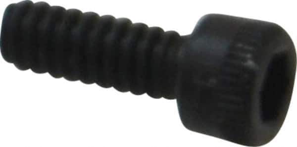 Holo-Krome - #4-40 UNC Hex Socket Drive, Socket Cap Screw - Alloy Steel, Black Oxide Finish, Fully Threaded, 5/16" Length Under Head - Eagle Tool & Supply