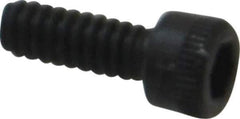 Holo-Krome - #4-40 UNC Hex Socket Drive, Socket Cap Screw - Alloy Steel, Black Oxide Finish, Fully Threaded, 5/16" Length Under Head - Eagle Tool & Supply