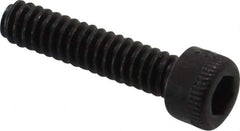 Holo-Krome - #4-40 UNC Hex Socket Drive, Socket Cap Screw - Alloy Steel, Black Oxide Finish, Fully Threaded, 1/2" Length Under Head - Eagle Tool & Supply