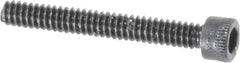 Holo-Krome - #4-40 UNC Hex Socket Drive, Socket Cap Screw - Alloy Steel, Black Oxide Finish, Fully Threaded, 7/8" Length Under Head - Eagle Tool & Supply