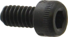 Holo-Krome - #5-40 UNC Hex Socket Drive, Socket Cap Screw - Alloy Steel, Black Oxide Finish, Fully Threaded, 1/4" Length Under Head - Eagle Tool & Supply