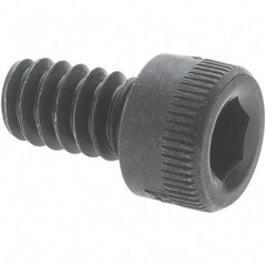 Holo-Krome - #6-32 UNC Hex Socket Drive, Socket Cap Screw - Alloy Steel, Black Oxide Finish, Fully Threaded, 1/4" Length Under Head - Eagle Tool & Supply