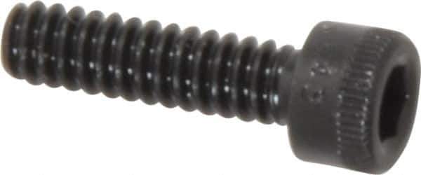 Holo-Krome - #6-32 UNC Hex Socket Drive, Socket Cap Screw - Alloy Steel, Black Oxide Finish, Fully Threaded, 1/2" Length Under Head - Eagle Tool & Supply