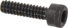 Holo-Krome - #6-32 UNC Hex Socket Drive, Socket Cap Screw - Alloy Steel, Black Oxide Finish, Fully Threaded, 1/2" Length Under Head - Eagle Tool & Supply