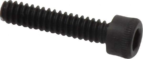 Holo-Krome - #6-32 UNC Hex Socket Drive, Socket Cap Screw - Alloy Steel, Black Oxide Finish, Fully Threaded, 5/8" Length Under Head - Eagle Tool & Supply