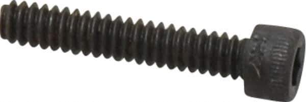 Holo-Krome - #6-32 UNC Hex Socket Drive, Socket Cap Screw - Alloy Steel, Black Oxide Finish, Fully Threaded, 3/4" Length Under Head - Eagle Tool & Supply