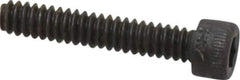Holo-Krome - #6-32 UNC Hex Socket Drive, Socket Cap Screw - Alloy Steel, Black Oxide Finish, Fully Threaded, 3/4" Length Under Head - Eagle Tool & Supply