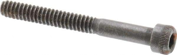 Holo-Krome - #6-32 UNC Hex Socket Drive, Socket Cap Screw - Alloy Steel, Black Oxide Finish, Partially Threaded, 1-1/4" Length Under Head - Eagle Tool & Supply