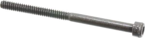 Holo-Krome - #6-32 UNC Hex Socket Drive, Socket Cap Screw - Alloy Steel, Black Oxide Finish, Partially Threaded, 2" Length Under Head - Eagle Tool & Supply
